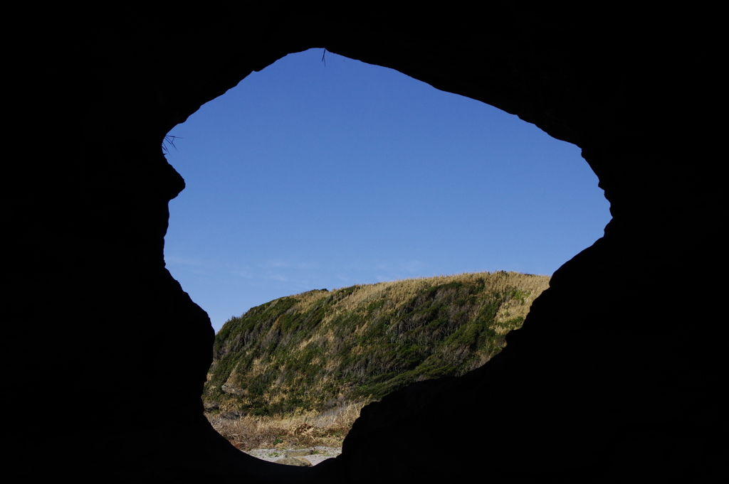 洞門から