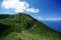 深い緑と深い青に癒やされる