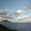 早朝の八丈小島