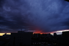 燃える雲