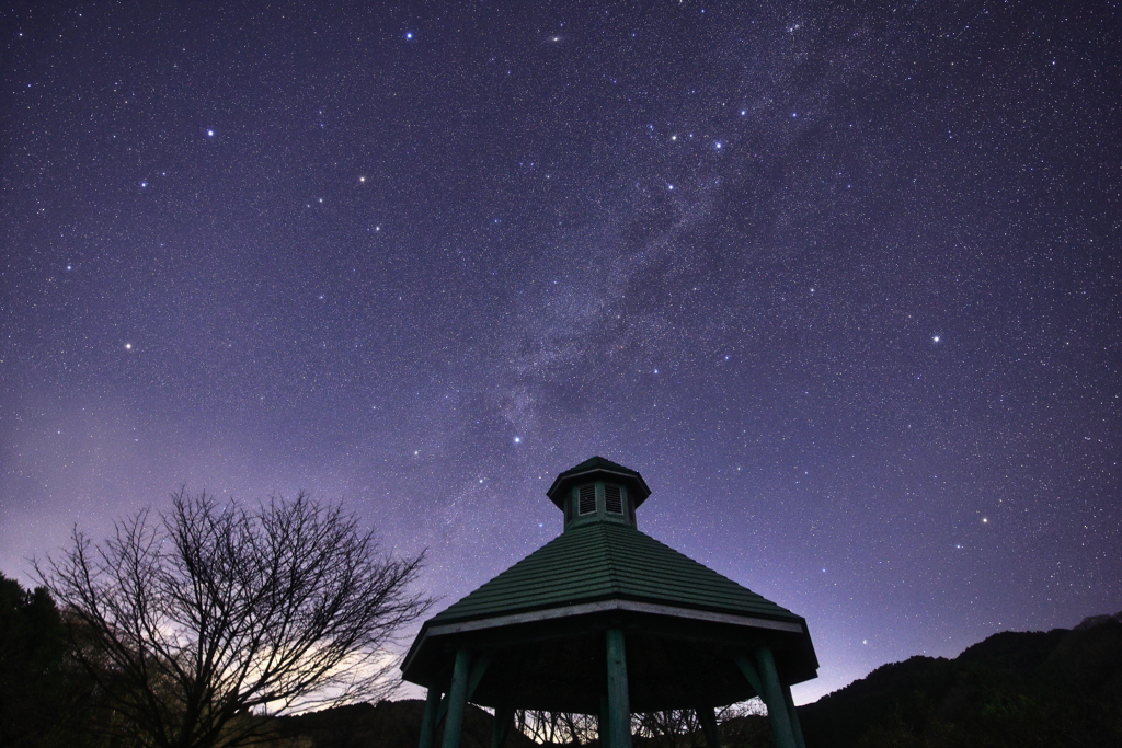 初冬の星空