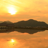 田園夕景