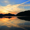 水田夕景３
