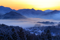 冬の山間地