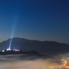 「天空の城」ライトアップ