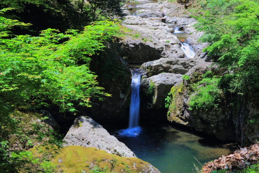 渓谷の滝