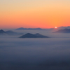 霧海の日の出