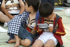 祭りの子供
