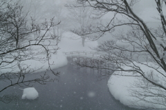 吹雪静まる