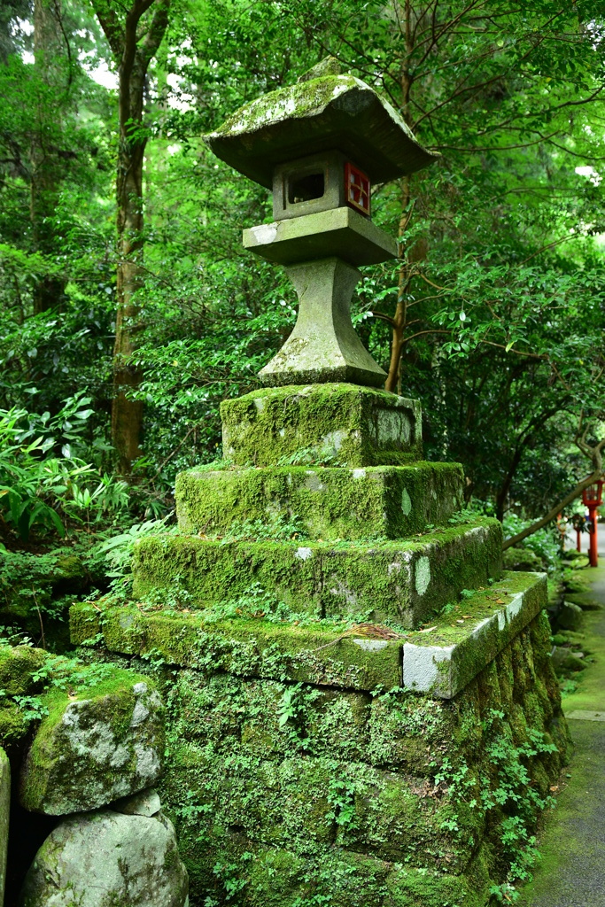 箱根神社　灯篭