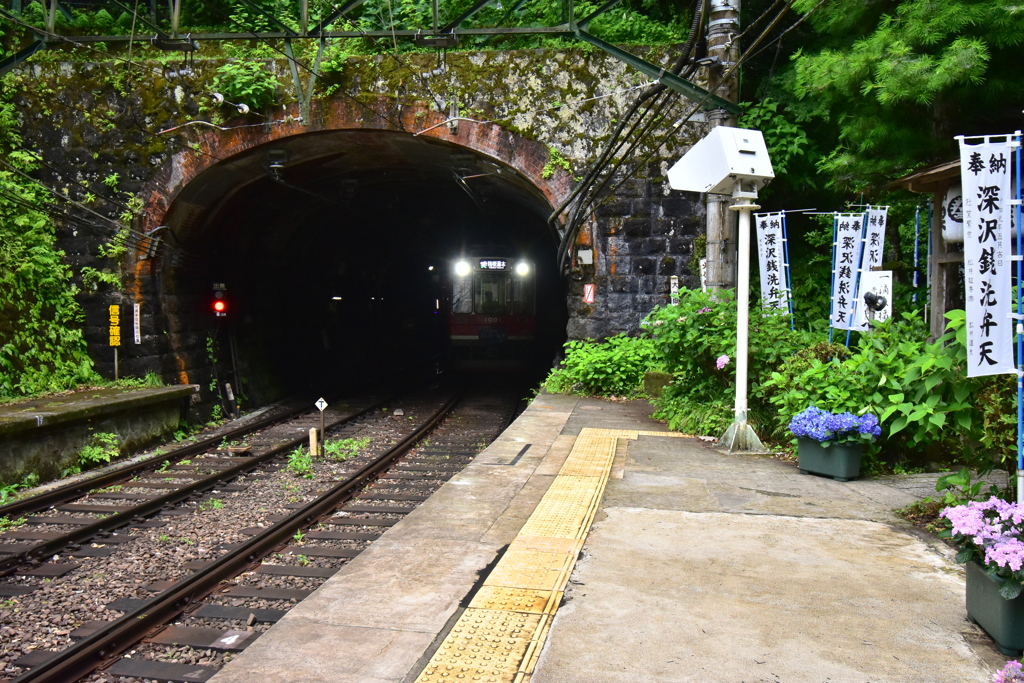 トンネルの中