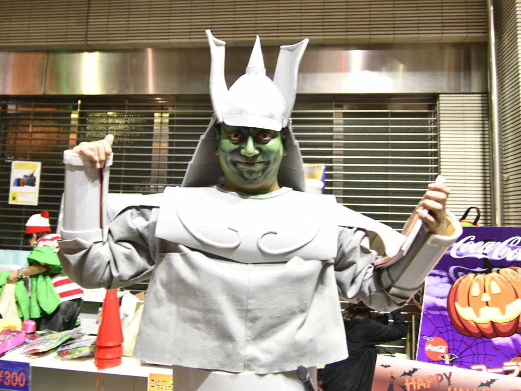 ハロウィンと大魔神