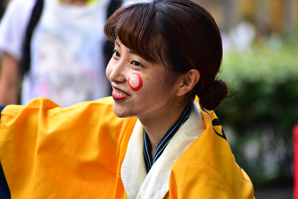 原宿表参道元気祭 早稲田大学よさこいチーム東京花火