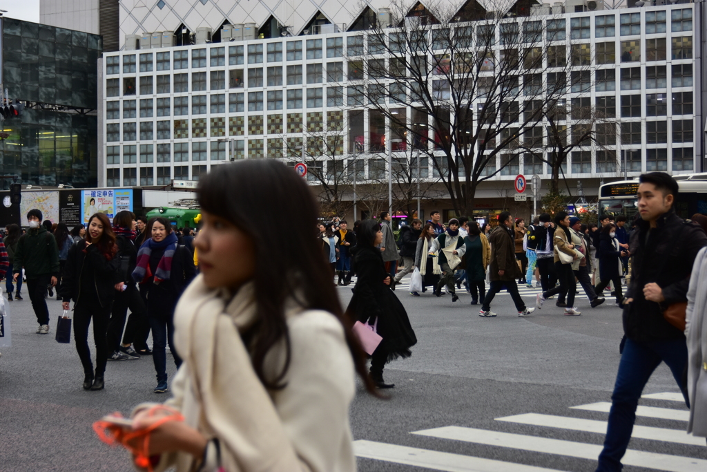 渋谷スクランブル交差点