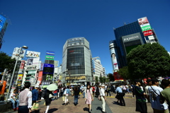 台風一過のシブヤ