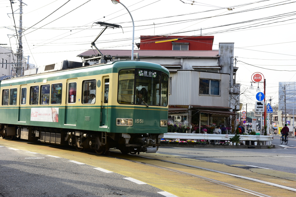 路面電車っぽく