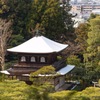 雪をかぶった銀閣寺