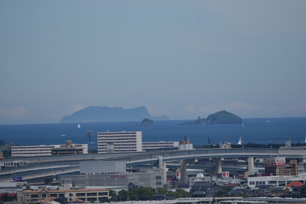 小呂島がはっきりと見えました