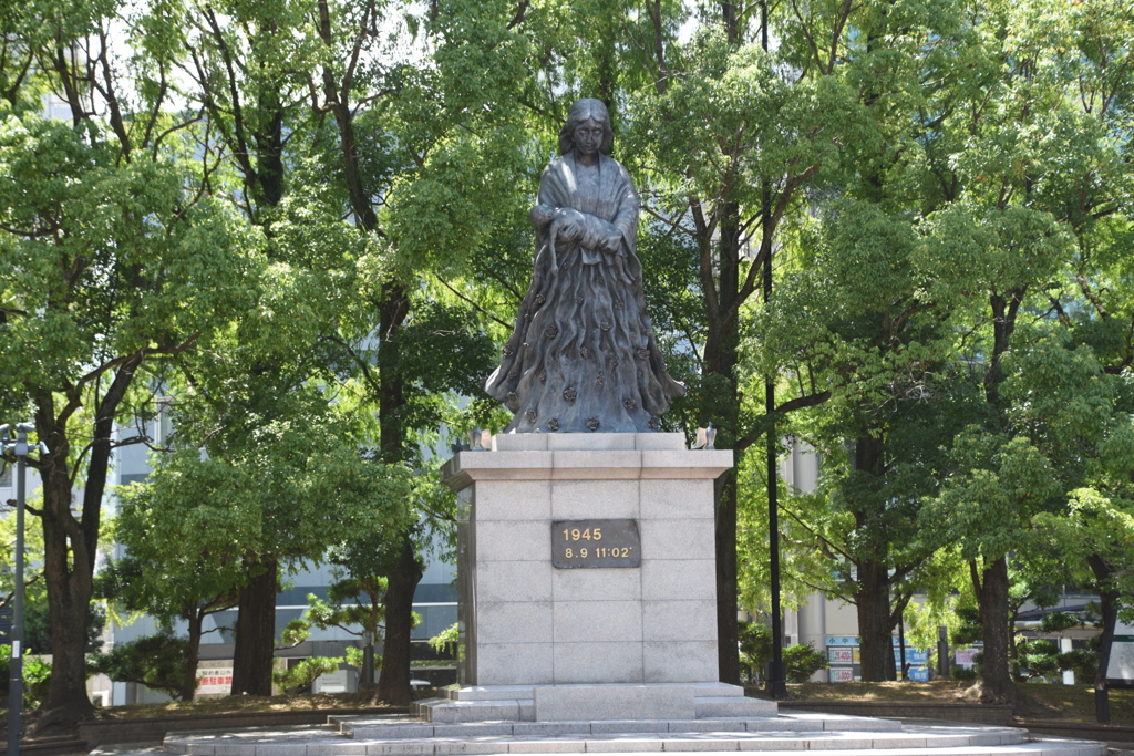 長崎平和公園にて