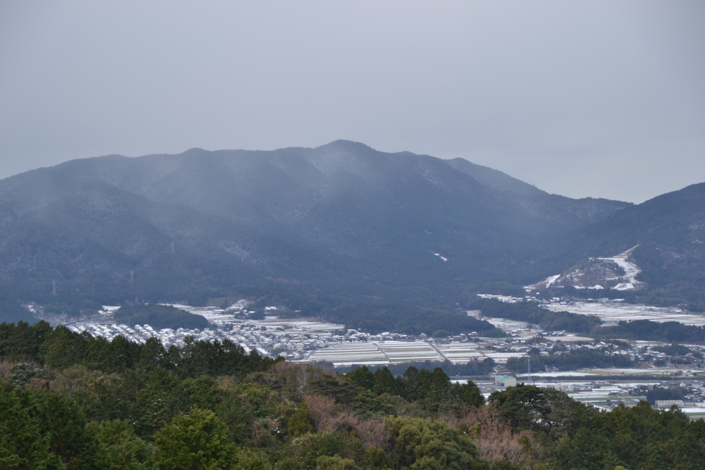 西油山から見た福岡市西南部