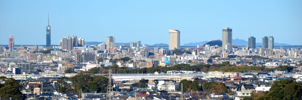 西油山中央公園から