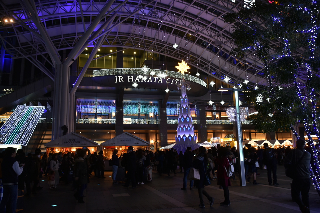 博多ライトアップウォーク2016　博多駅