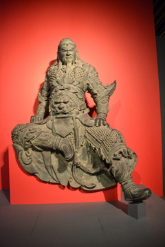 関羽像　三国志展