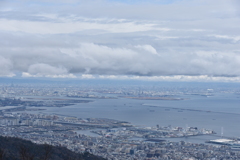 六甲山から見た神戸市内