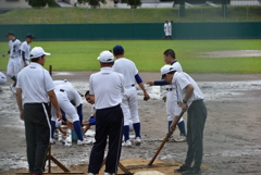 みんなでグランド整備