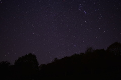 福岡の星野村の夜空