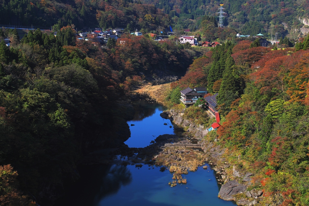 峡谷の色彩