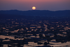 だるま夕日２