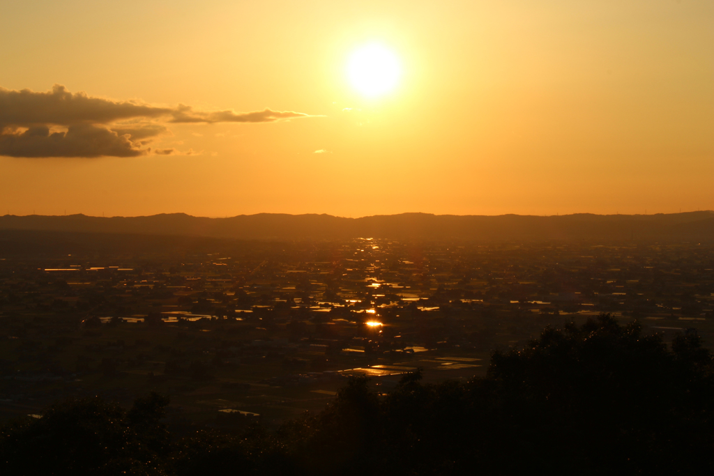 散居村の夕景１