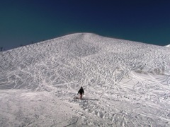 雪山にて　２