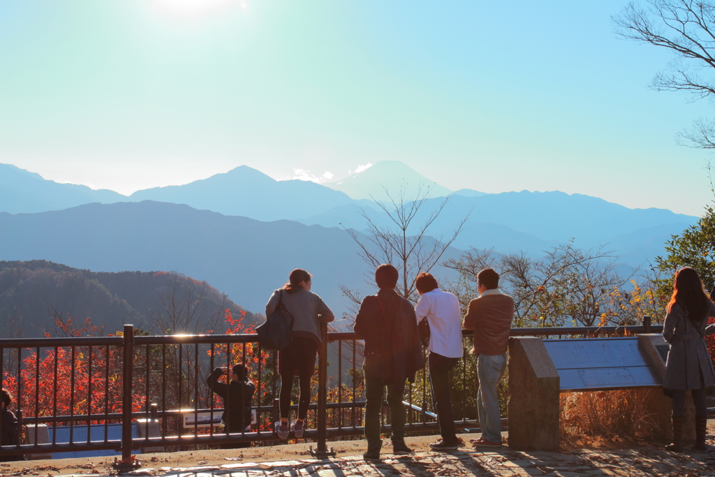 富士山見えた。