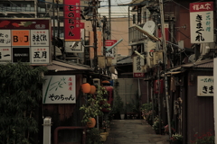 金沢の裏路地の飲屋街です。ズームレンズバージョン