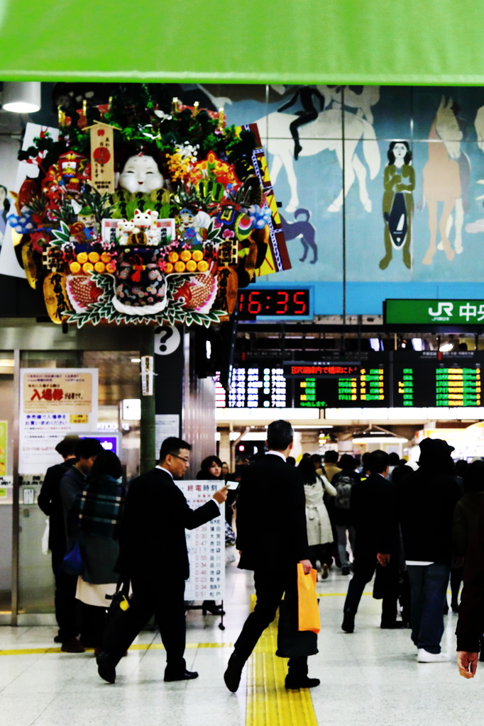 上野駅16:35