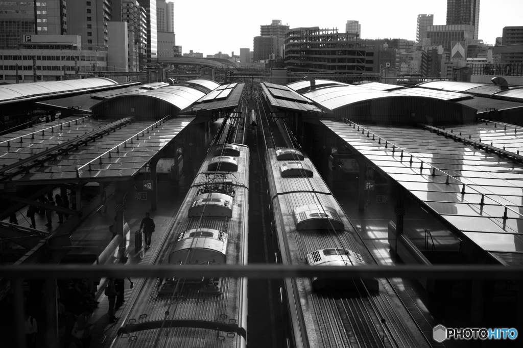 京都駅にて