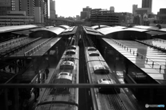 京都駅にて
