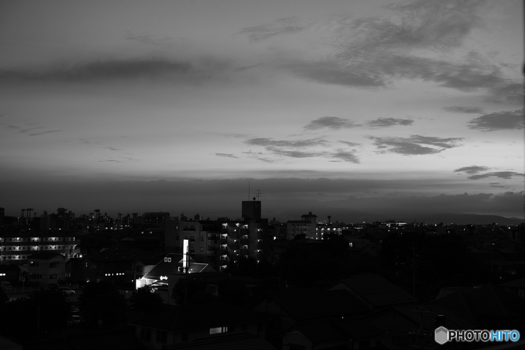 夕暮れ