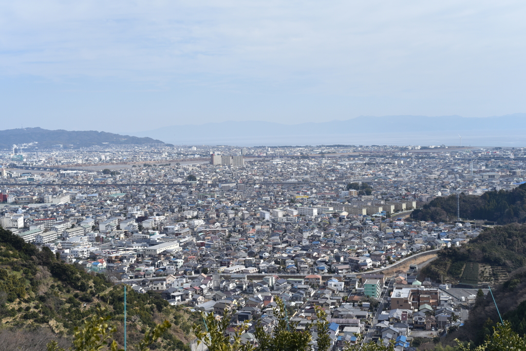 静岡市、安倍川の西側