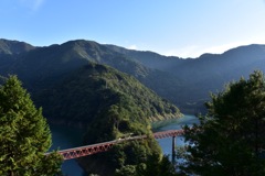 大井川鐵道井川線(アプト式)奥大井湖上駅