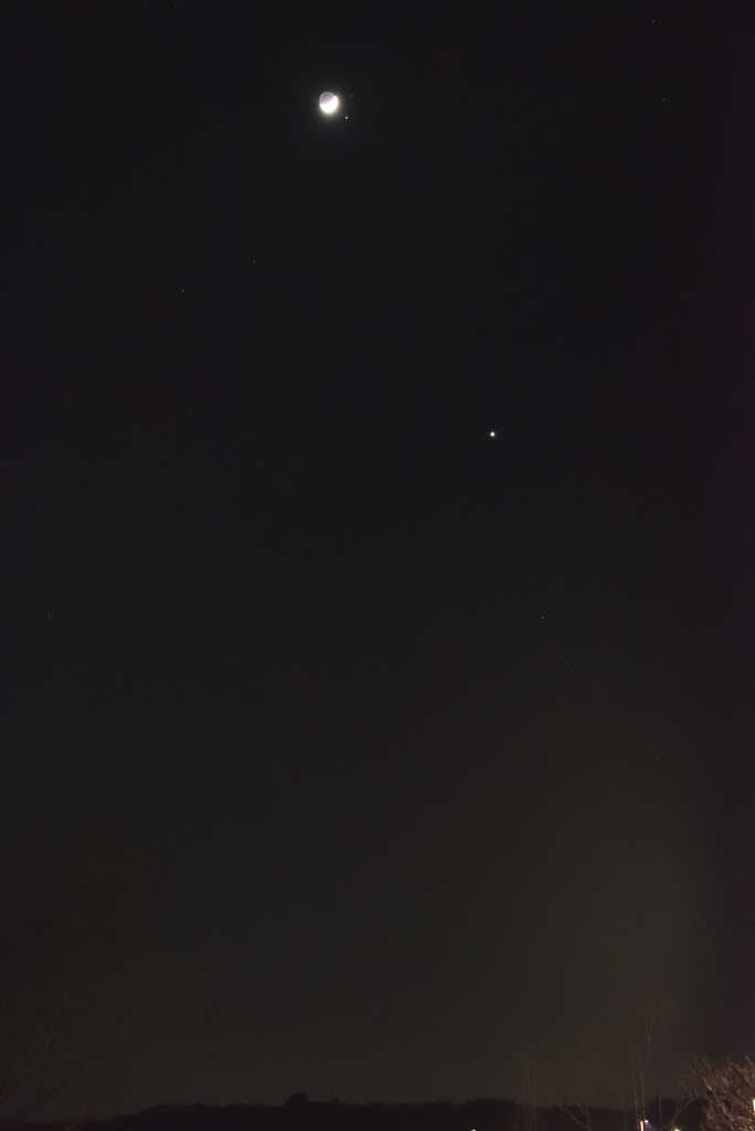 月、火星、金星