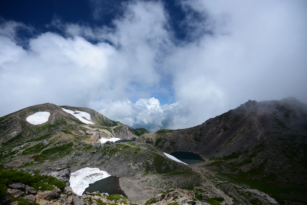夏の白山