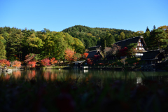 飛騨の里　紅葉の始まり
