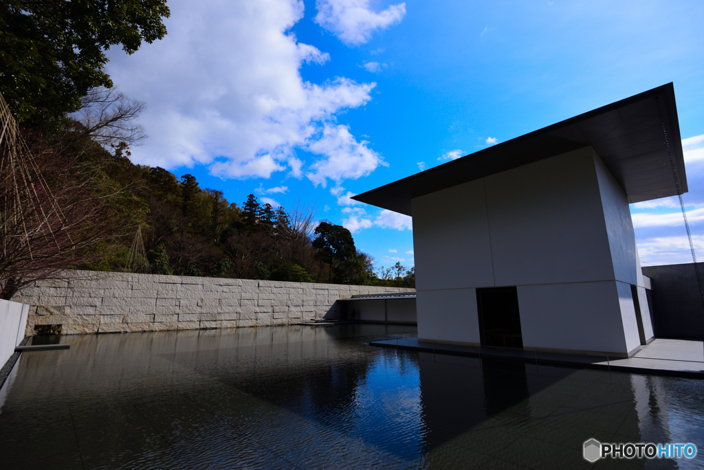 鈴木大拙館～冬の青空～