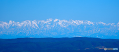 能登から見える冬の立山連峰
