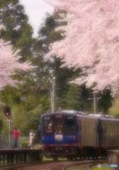 観光列車能登さくら駅を出発します！