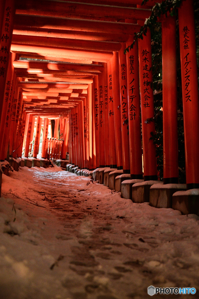 石浦神社の冬景色