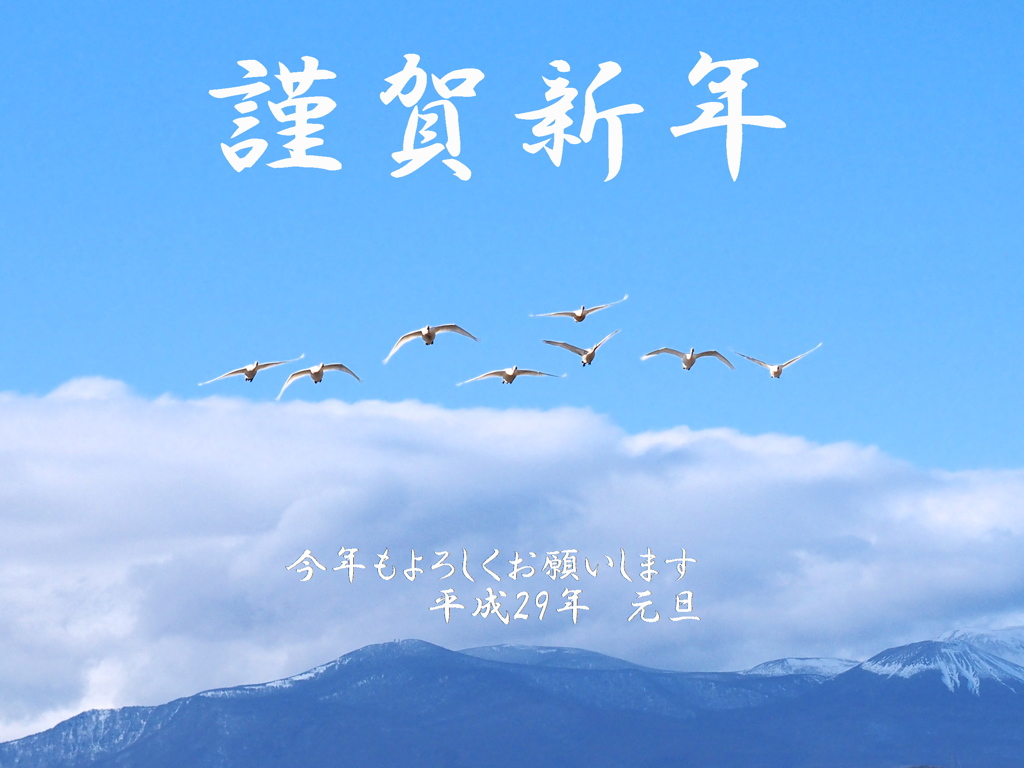 ２０１７年明けましておめでとうございます！